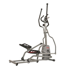 Sunny Health & Fitness Elliptical Trainer Machine Magnetic Elliptical w/ Device Holder, LCD Monitor and Heart Rate Monitor