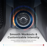 Sunny Health & Fitness Smart Under Desk Mini Elliptical Exercise Trainer