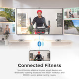 Sunny Health & Fitness Smart Under Desk Mini Elliptical Exercise Trainer