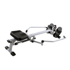 Sunny Health & Fitness Full Motion Rowing Machine Rower w/ 350 lb High Weight Capacity and LCD Monitor