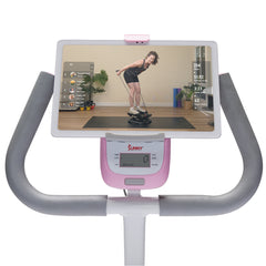 Sunny Health & Fitness Smart Advanced Stair Exercise Stepper with Handlebar and Resistance Bands