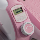 Sunny Health & Fitness Smart Pink Under Desk Mini Elliptical Exercise Trainer