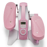 Sunny Health & Fitness Smart Pink Under Desk Mini Elliptical Exercise Trainer
