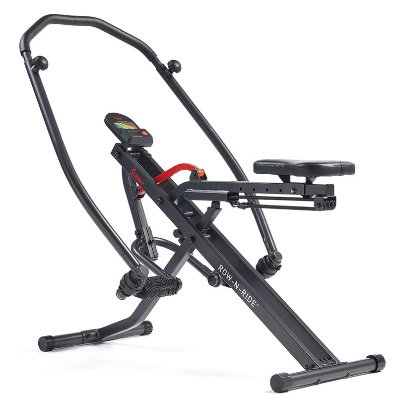 Sunny Health & Fitness Smart Full Motion Upright Row-N-Ride® Squat Assist Trainer Machine