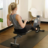 Sunny Health & Fitness Space Saving Rowing Machine Magnetic Rower
