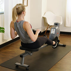 Sunny Health & Fitness Space Saving Rowing Machine Magnetic Rower