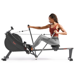 Sunny Health & Fitness Premium Smart Full Motion Magnetic Rowing Machine