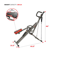 Sunny Health & Fitness Row-N-Ride® Sunny Strength™ PRO Squat Assist Trainer