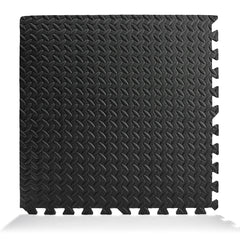 Sunny Health & Fitness ½ Inch Thick Puzzle Exercise Mat - Black