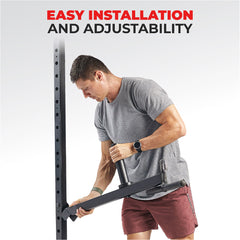 Sunny Health & Fitness Belt Squat Attachment for Power Racks and Cages