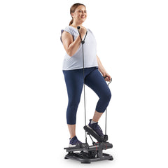 Sunny & Fitness Smart Heavy Duty Power Stepper with Exercise Bands