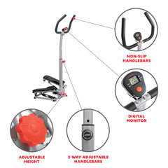 Sunny Health & Fitness Stepper Machine - Stairs Step Exercise