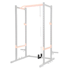 Sunny Health & Fitness Vertical Olympic Barbell Holder -  Sunny Strength™ Power Rack Attachment