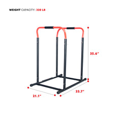 Sunny Health  & Fitness 3 Levels Adjustable Dip Station