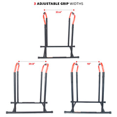 Sunny Health  & Fitness 3 Levels Adjustable Dip Station