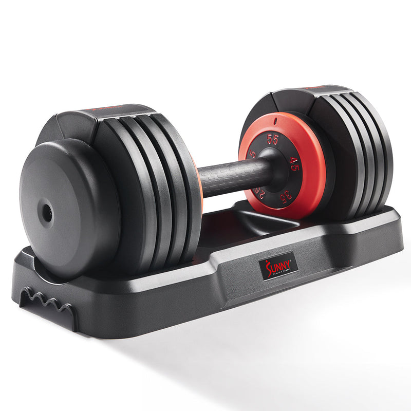 Sunny Health & Fitness Strength™ Elite Adjustable Dumbbell 55 LBS (Single)