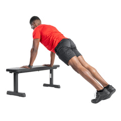 Sunny Health & Fitnes Flat Utility Weight Bench | Sunny Strength™