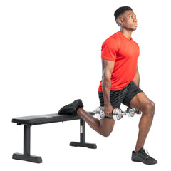 Sunny Health & Fitnes Flat Utility Weight Bench | Sunny Strength™