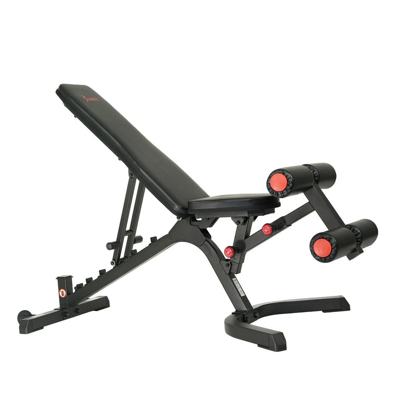 Sunny Health & Fitness Power Zone Premium Adjustable Multifunction Incline/Decline Bench