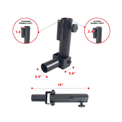 Sunny Health & Fitness Landmine Attachment for Power Rack and Power Cage