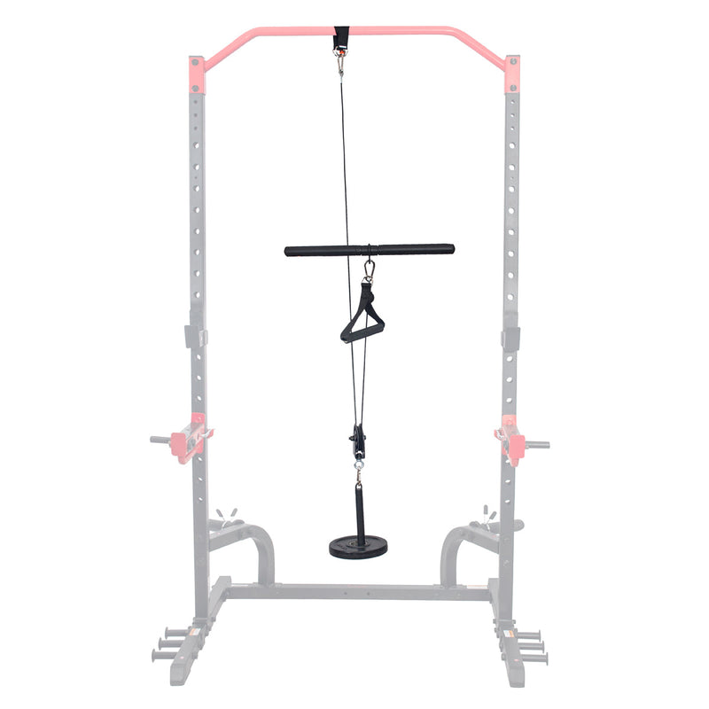 Sunny Health & Fitness Lat Pulldown Attachment for Power Racks and Power Cages