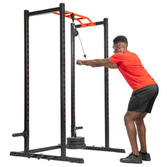 Sunny Health & Fitness Lat Pulldown Attachment for Power Racks and Power Cages