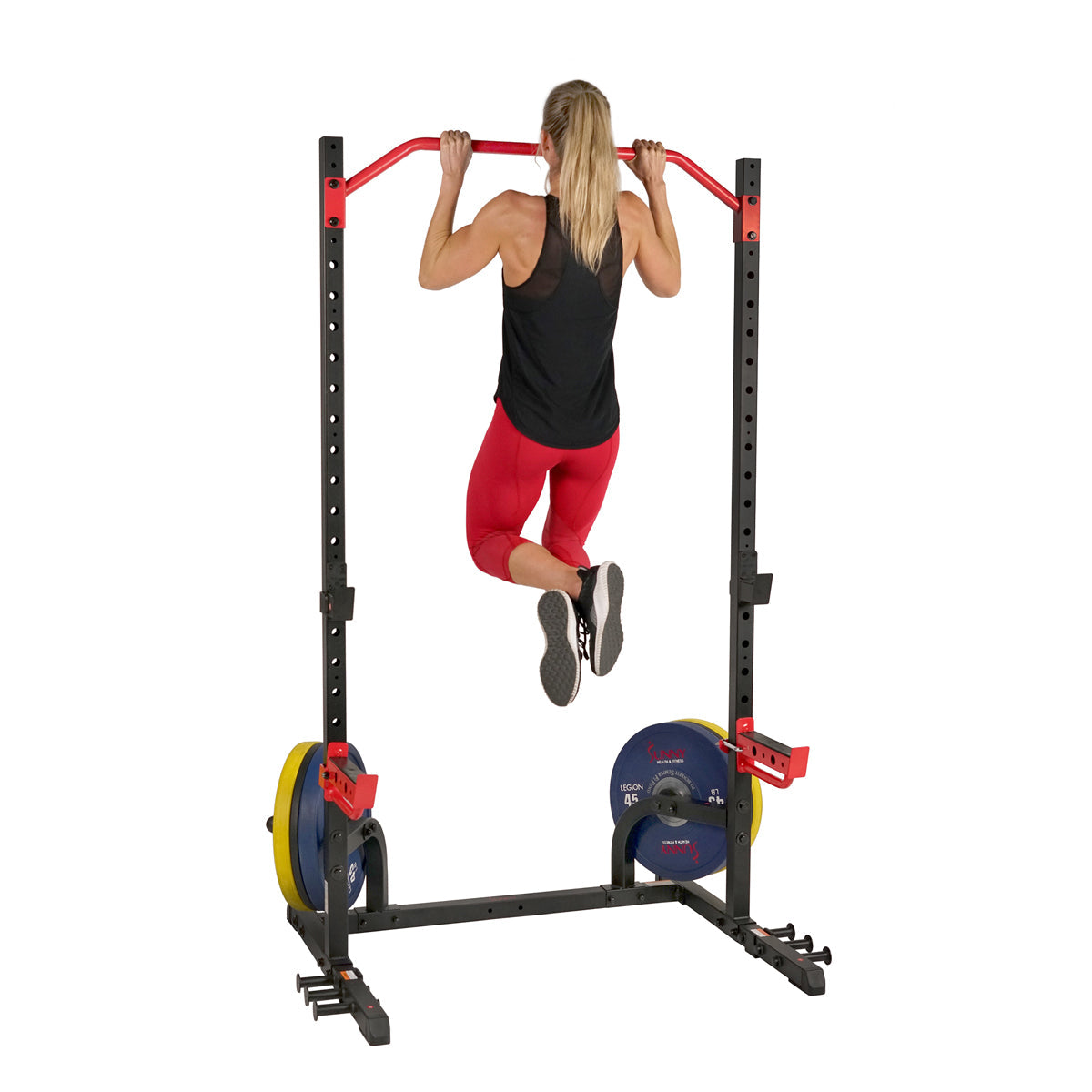 Sunny Health & Fitness Power Zone Advanced Multifunction Squat Power Rack
