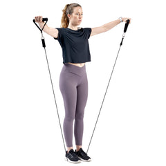 Sunny Health & Fitness Resistance Tube Set - 10-50 lbs