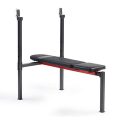 Sunny Health & Fitness Adjustable Standard Incline Weight Bench with Rack