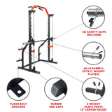 Sunny Health &Fitness Premium Home Use Strength Training Smith Machine