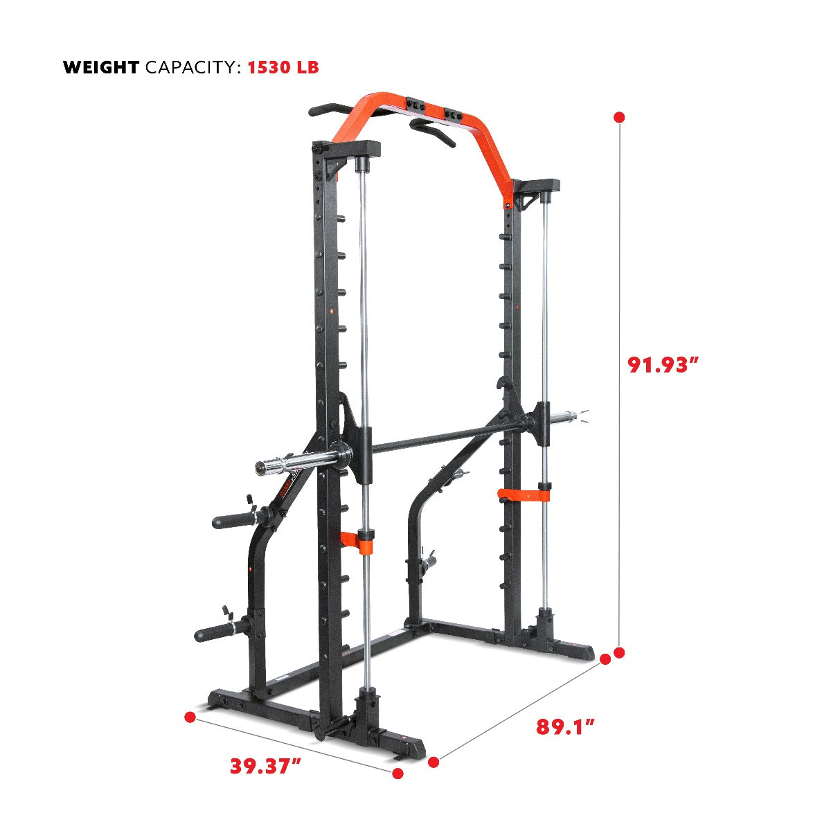 Sunny Health &Fitness Premium Home Use Strength Training Smith Machine