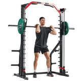 Sunny Health &Fitness Premium Home Use Strength Training Smith Machine