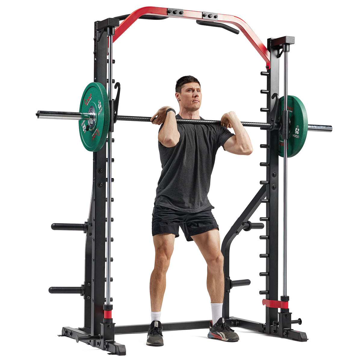 Sunny Health &Fitness Premium Home Use Strength Training Smith Machine