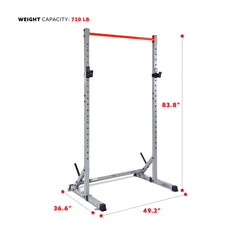 Sunny Health & Fitness Essential Multifunction Squat Power Rack