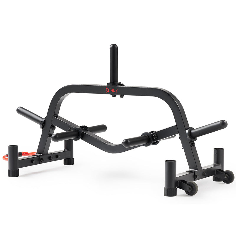 Sunny Health & Fitness Strength™ Premium Portable Weight Plates & Barbell Storage Rack