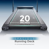 Sunny Health & Fitness Pegasus Connected Folding Treadmill