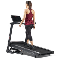 Sunny Health & Fitness Astra Elite Premium Auto Incline Smart Treadmill with 20" Running Deck