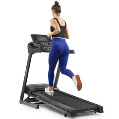 Sunny Health & Fitness energy Flex Motorized Auto Incline Smart Treadmill with Extra Shock Absorption