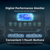 Sunny Health & Fitness Energy Flex Motorized Auto Incline Smart Treadmill with Extra Shock Absorption