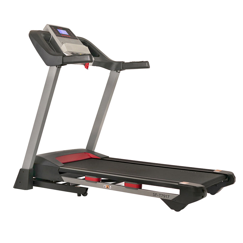 Sunny Health & Fitness Strength™ Electric Folding Treadmill with Bluetooth Speakers, Incline & Heart Rate Monitoring