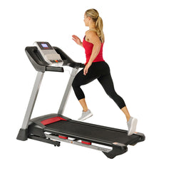 Sunny Health & Fitness Strength™ Electric Folding Treadmill with Bluetooth Speakers, Incline & Heart Rate Monitoring