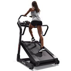 Sunny Health & Fitness Commercial Level Ultimate Incline Decline Treadmill