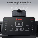 Sunny Health & Fitness Commercial Level Ultimate Incline Decline Treadmill