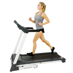 Sunny Health & Fitness Auto Incline Treadmill w/ Speakers, Bluetooth, and Phone Function