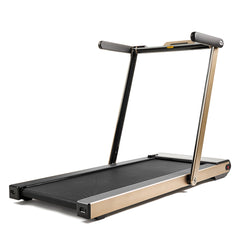 Sunny Health & Fitness Space Saving Commercial Treadmill, Slim Motorized Asuna w/ Speakers