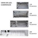 Canadian Spa Co. St. Lawrence 16 ft. GL 15 Person 72 Jet Swim Spa
