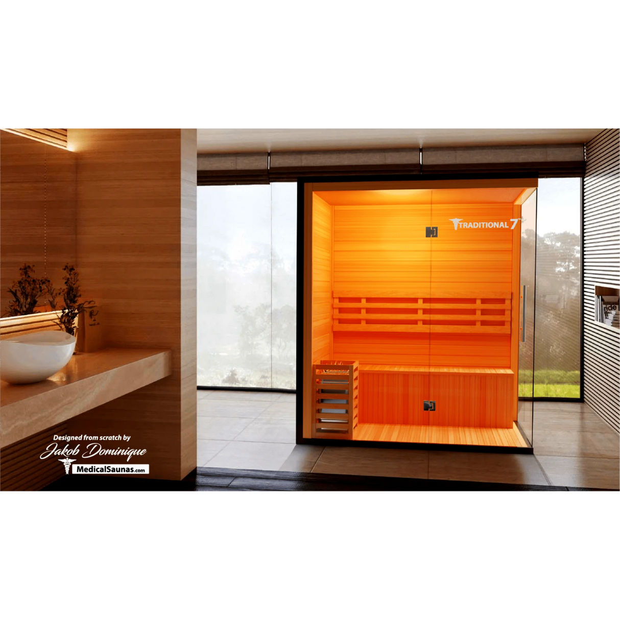 Medical Traditional 7 V2a Traditional Sauna