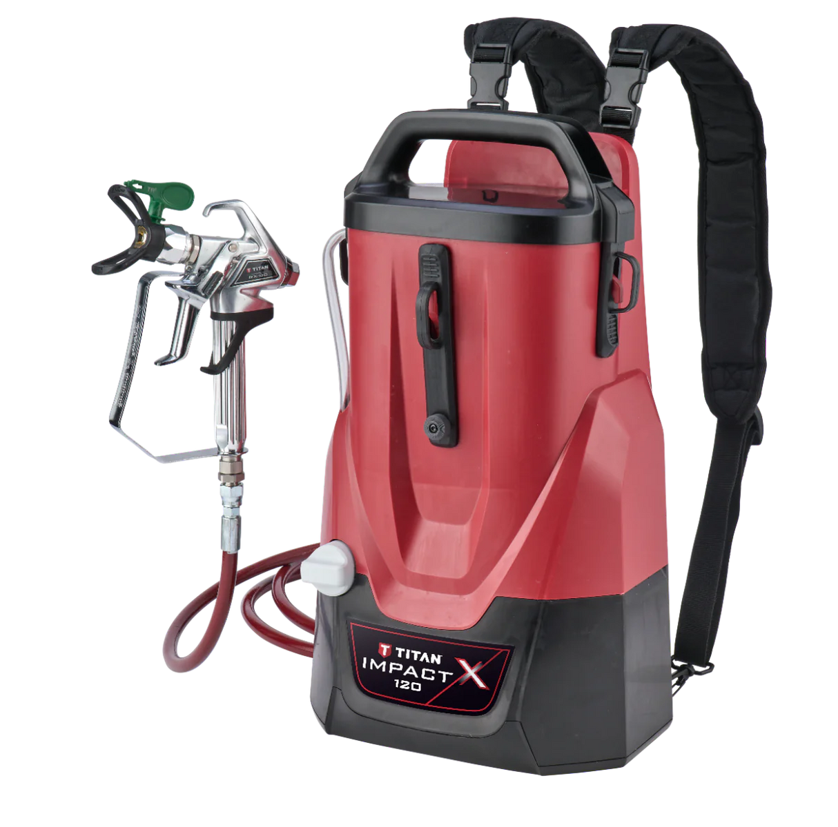 Titan 2441253 Impact X 120 18v Battery-Powered Backpack Style Airless Paint Sprayer
