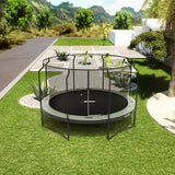 ACON Air 14ft Round Trampoline with Premium Net and Ladder