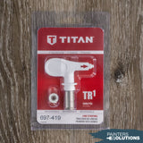 Titan TR1 White Line Striping Reversible Tip